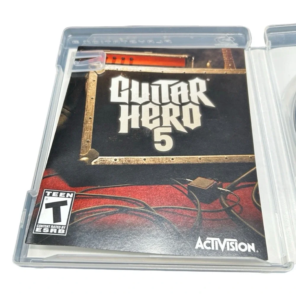 Guitar Hero 5 Sony PlayStation 3 PS3 Game Activision BLUS-30292 Complete CIB